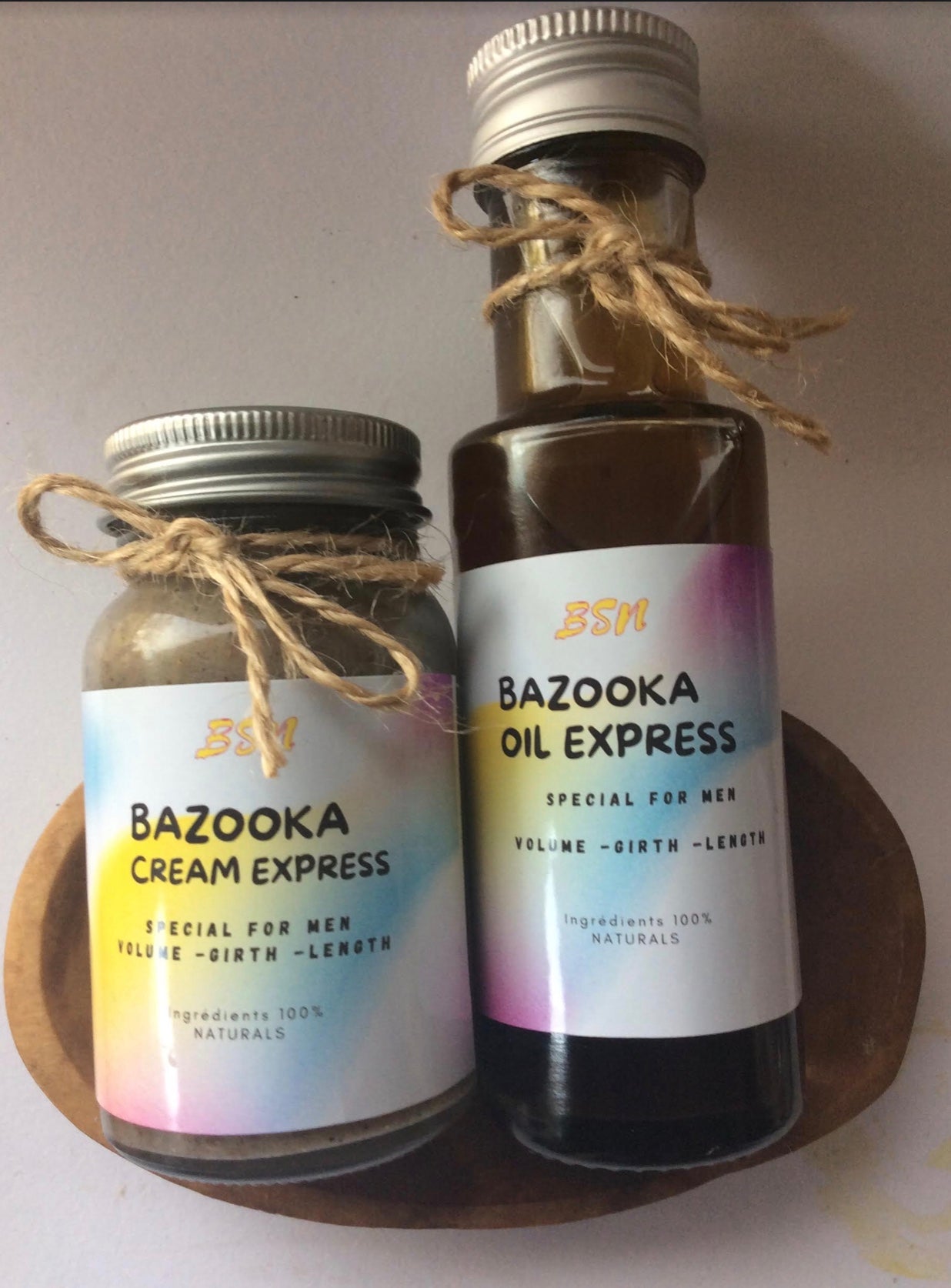 BAZOOKA CREAM 30 X MORE DOSED 100% NATURAL INGRÉDIENTS QUICK RÉSULTAT