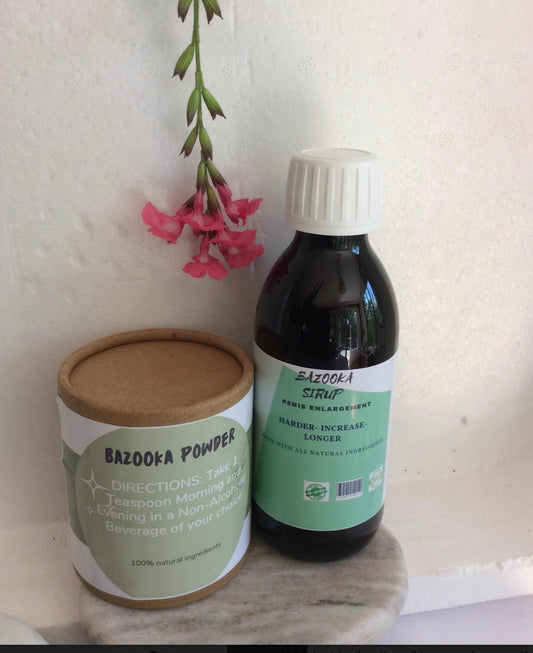 KIT  POUDRE  & SIROP BAZOOKA  100% INGRÉDIENTS NATUREL