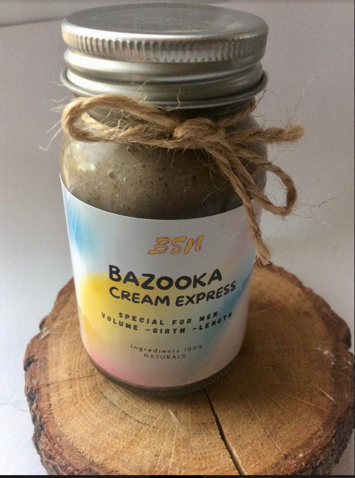 BAZOOKA CREAM 30 X MORE DOSED 100% NATURAL INGRÉDIENTS QUICK RÉSULTAT