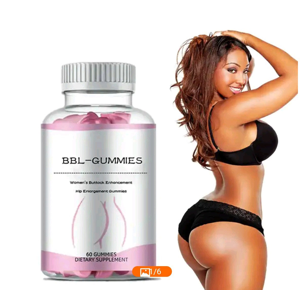 GUMMIES BBL AUGMENTE VOS COURBES FESSES ET HANCHES