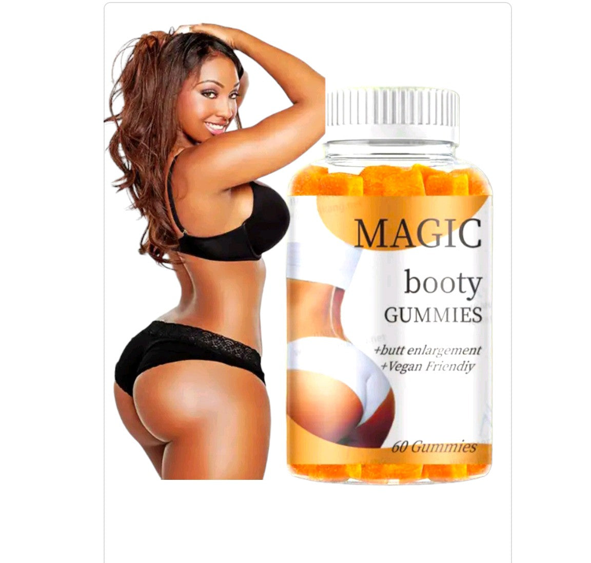 MAGIC BOOTY GUMMIES +BUTT ENLARGEMENT BOBARABA