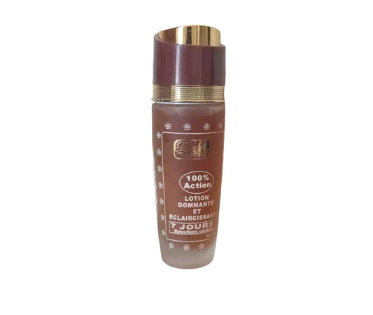 BEL ECLAT LOTION ÉCLAIRCISSANTE GOMMANTE ANTI TACHE , FARDS, BOUTONS ,CICATRICES D'ACNEES 100 ML