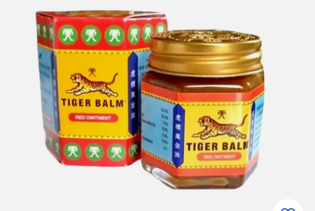 Tiger Balm 19gr - BAUME DU TIGRE Rouge / Blanc - Baume à effet chauffant