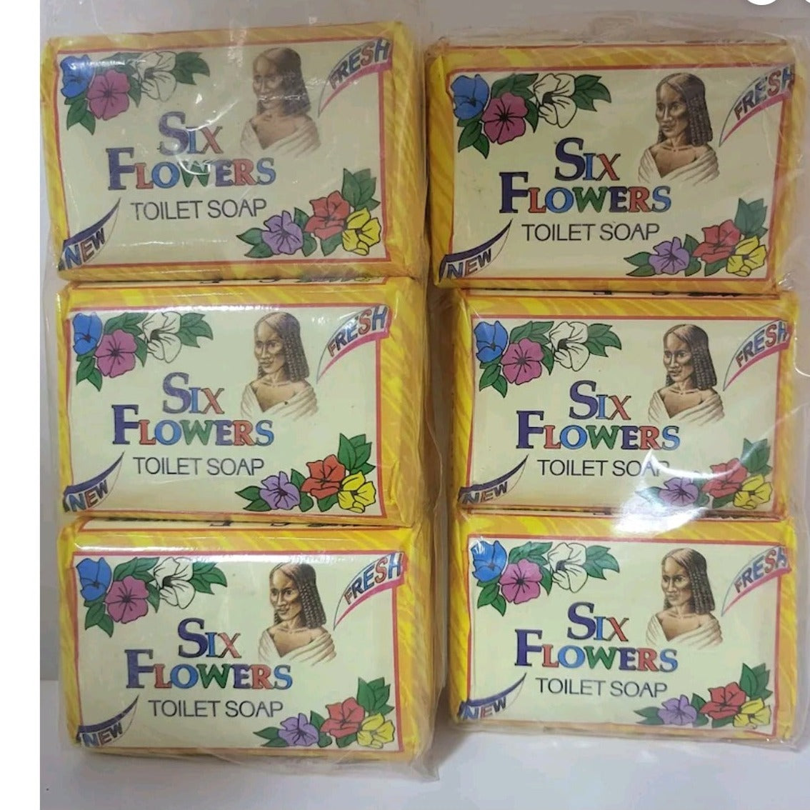 Six fleurs Savon savon spirituel