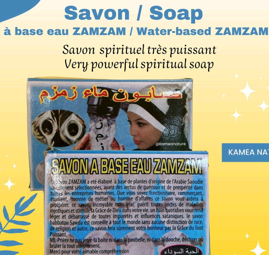 Savon Habatou Saouda à l'eau ZAMZAM très puissant FLEUR DE BONHEUR