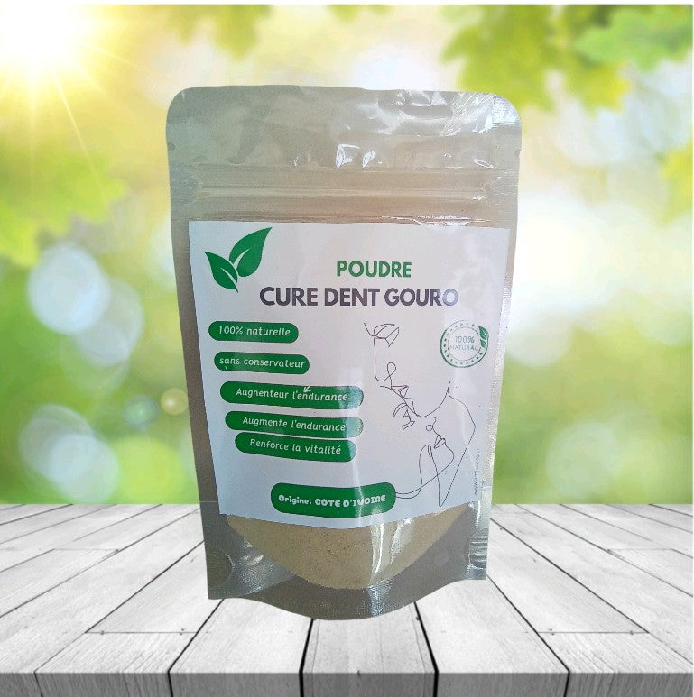 CURE DENT GOURO POUDRE Aphrodisiaque 100% Naturelle